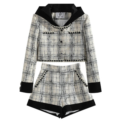 Women Outfit Light Weight Fancy Suiting Hoodie