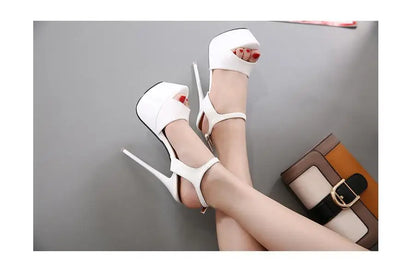 Summer Style Sexy 16cm Women Sandals High Heels