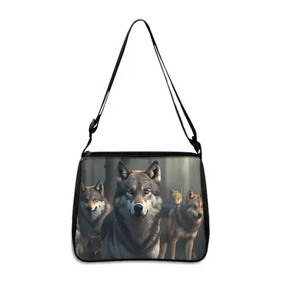 Cool Howling Wolf Shoulder Bag Crossbody Bag