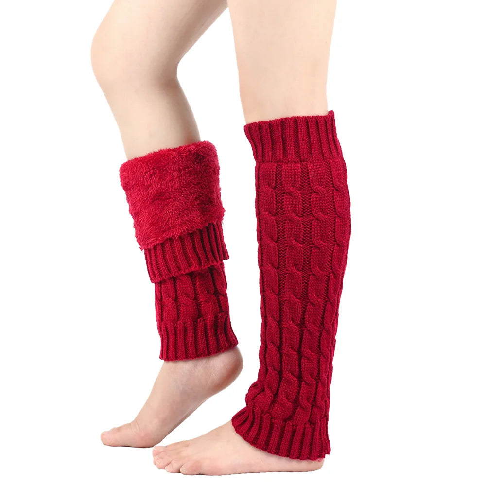 Knitted Foot Cover Leg Breathable Warmers