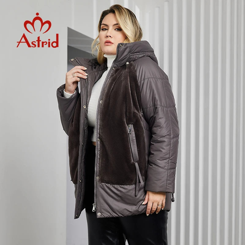 Astrid Plus Size Winter Jacket Women Faux Fur