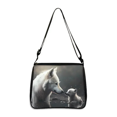 Cool Howling Wolf Shoulder Bag Crossbody Bag