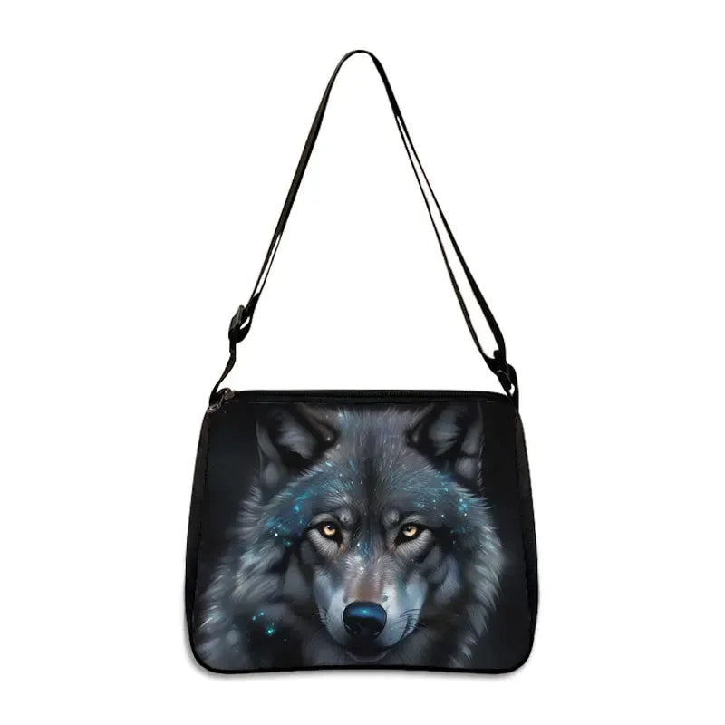 Cool Howling Wolf Shoulder Bag Crossbody Bag