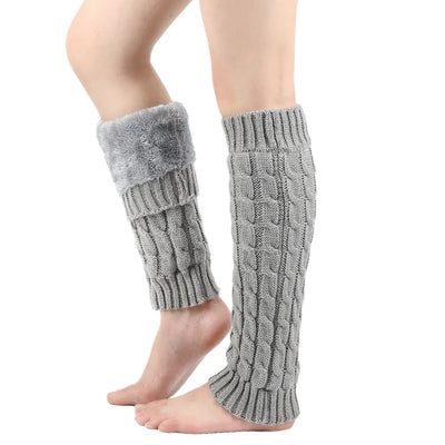 Knitted Foot Cover Leg Breathable Warmers