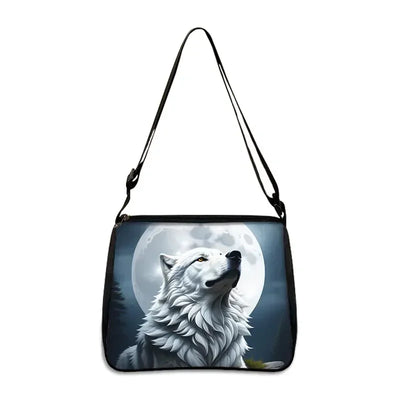 Cool Howling Wolf Shoulder Bag Crossbody Bag