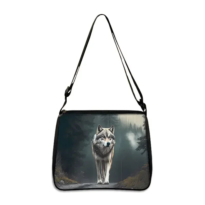 Cool Howling Wolf Shoulder Bag Crossbody Bag