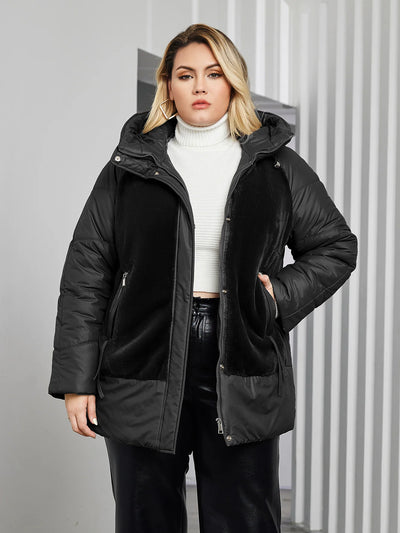 Astrid Plus Size Winter Jacket Women Faux Fur