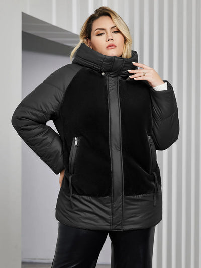 Astrid Plus Size Winter Jacket Women Faux Fur