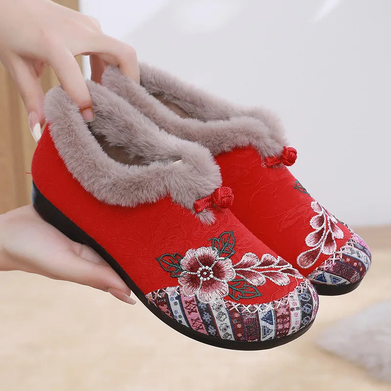 Winter Women's Fashion Non-Slip Flat Shoes