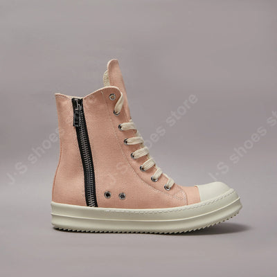 Ricks Men Casual Shoe Women Pink Canvas Shoes