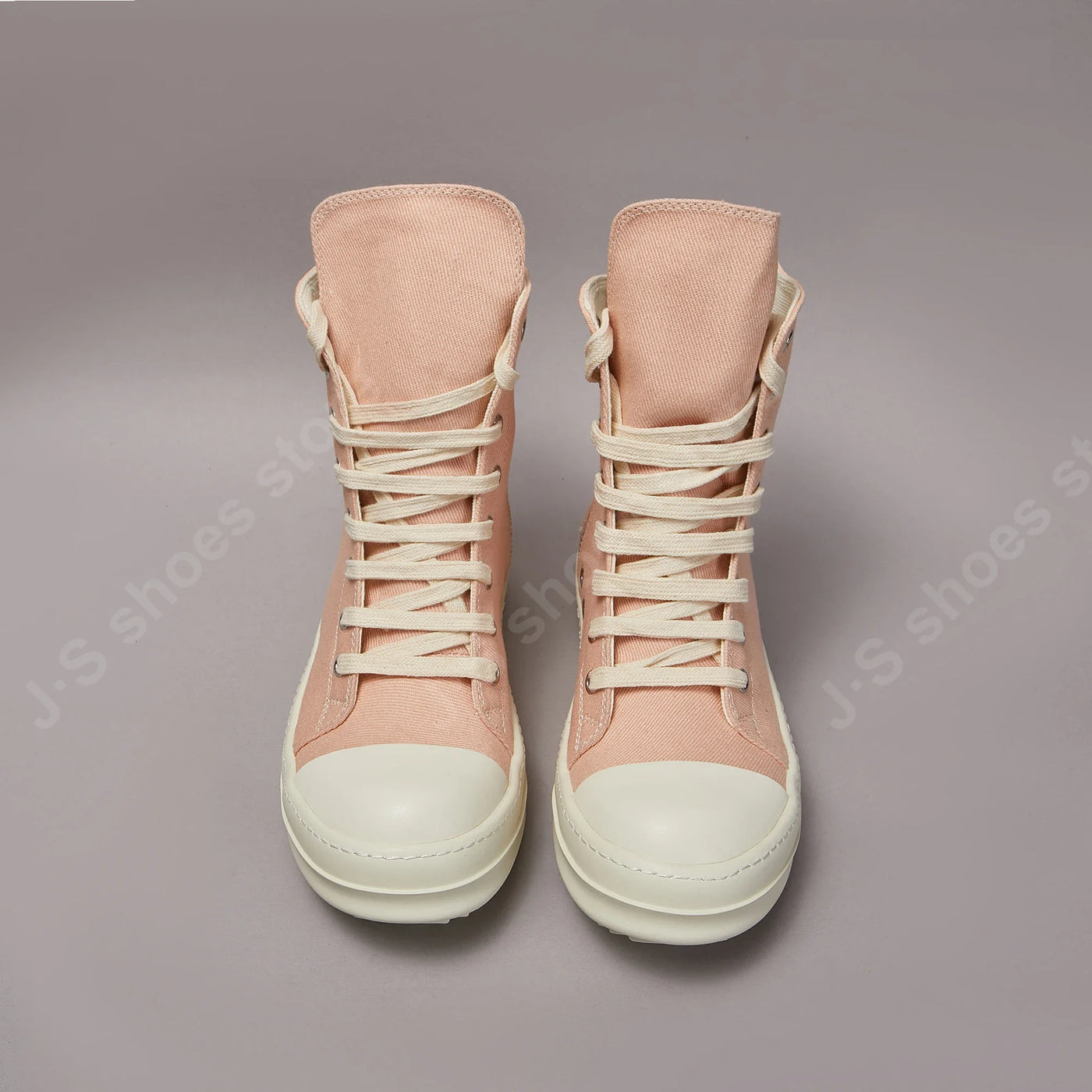 Ricks Men Casual Shoe Women Pink Canvas Shoes