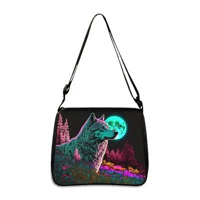 Cool Howling Wolf Shoulder Bag Crossbody Bag