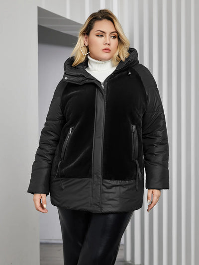 Astrid Plus Size Winter Jacket Women Faux Fur