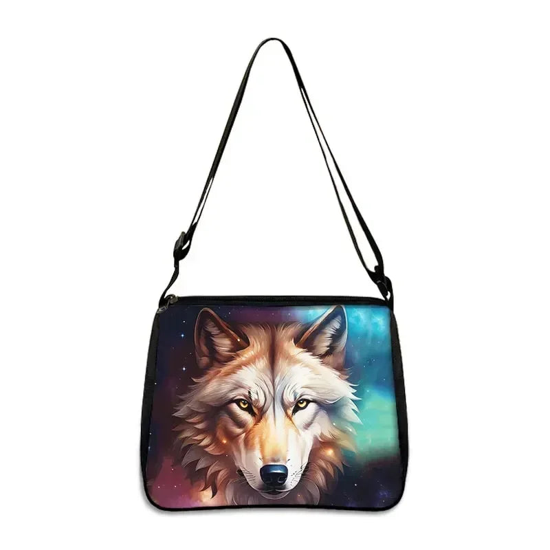 Cool Howling Wolf Shoulder Bag Crossbody Bag