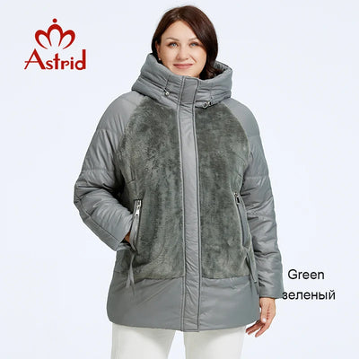 Astrid Plus Size Winter Jacket Women Faux Fur