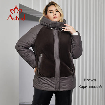 Astrid Plus Size Winter Jacket Women Faux Fur